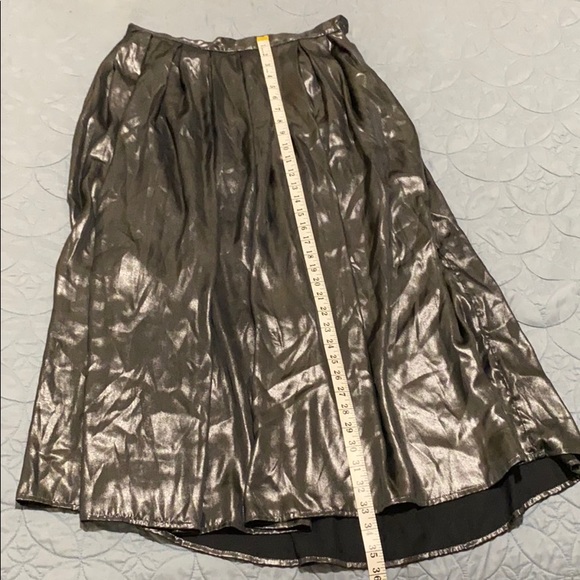 Silver Midi Skirt - Picture 8 of 8
